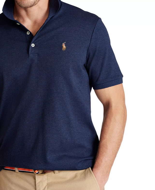 Men's Classic Fit Soft Cotton Polo Shirt