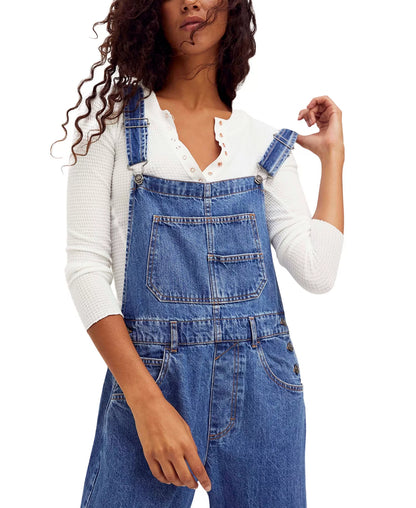 Women's Ziggy Cotton Denim Overalls