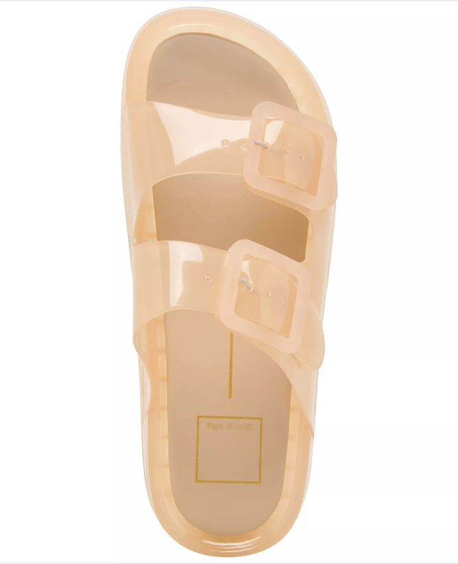 Women's Double-Band Jelly Footbed Sandals