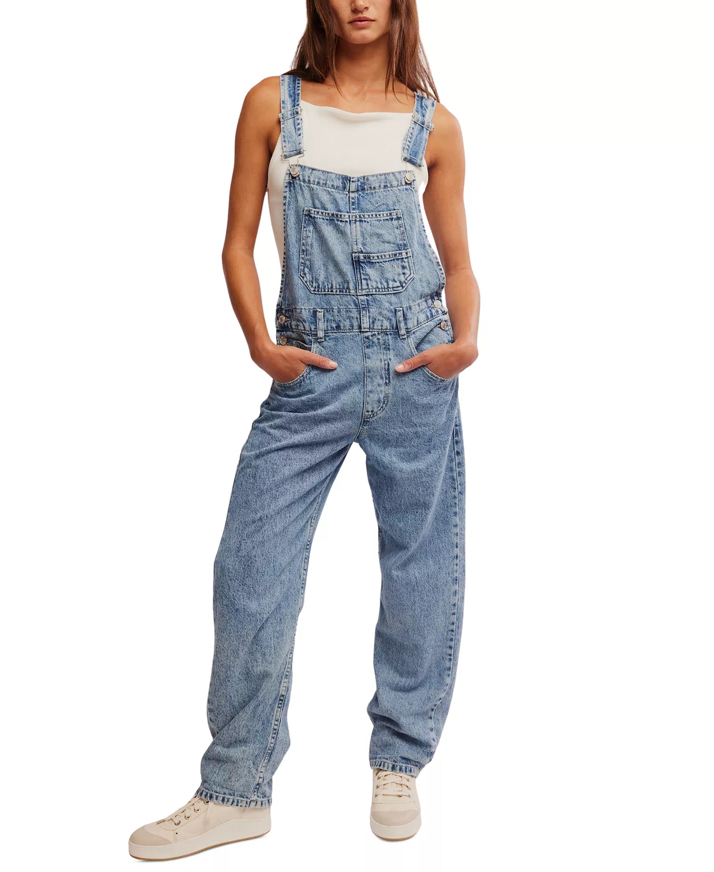 Women's Ziggy Cotton Denim Overalls