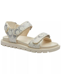 Chalk Denim Crystal Signature Jacquard
