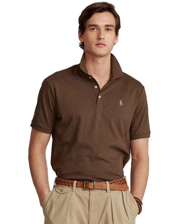 Men's Classic Fit Soft Cotton Polo Shirt