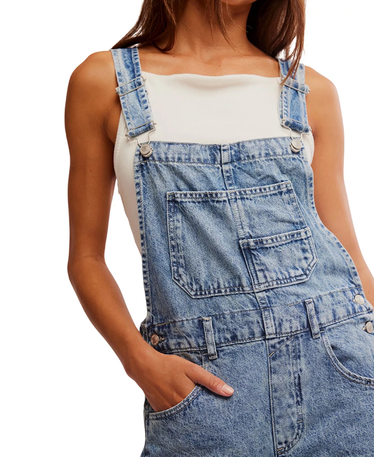 Women's Ziggy Cotton Denim Overalls