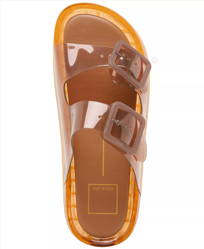 Women's Double-Band Jelly Footbed Sandals