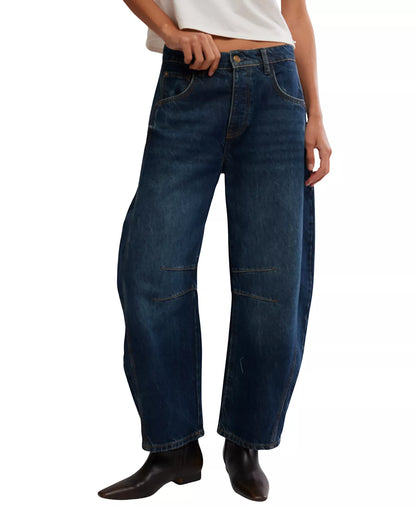 Women's Mid-Rise Barrel Jeans