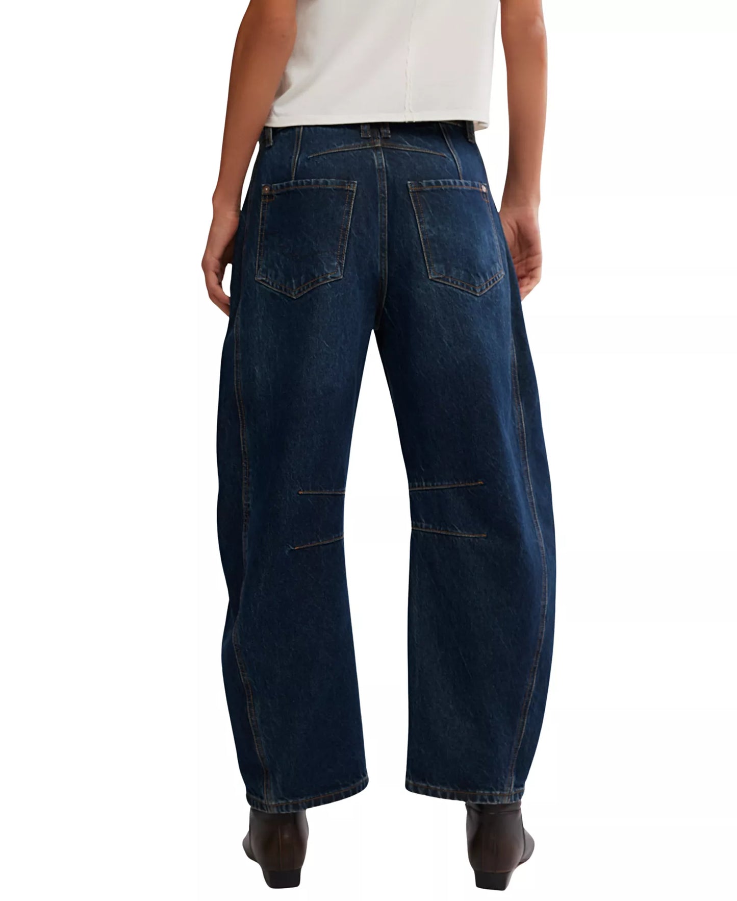Women's Mid-Rise Barrel Jeans